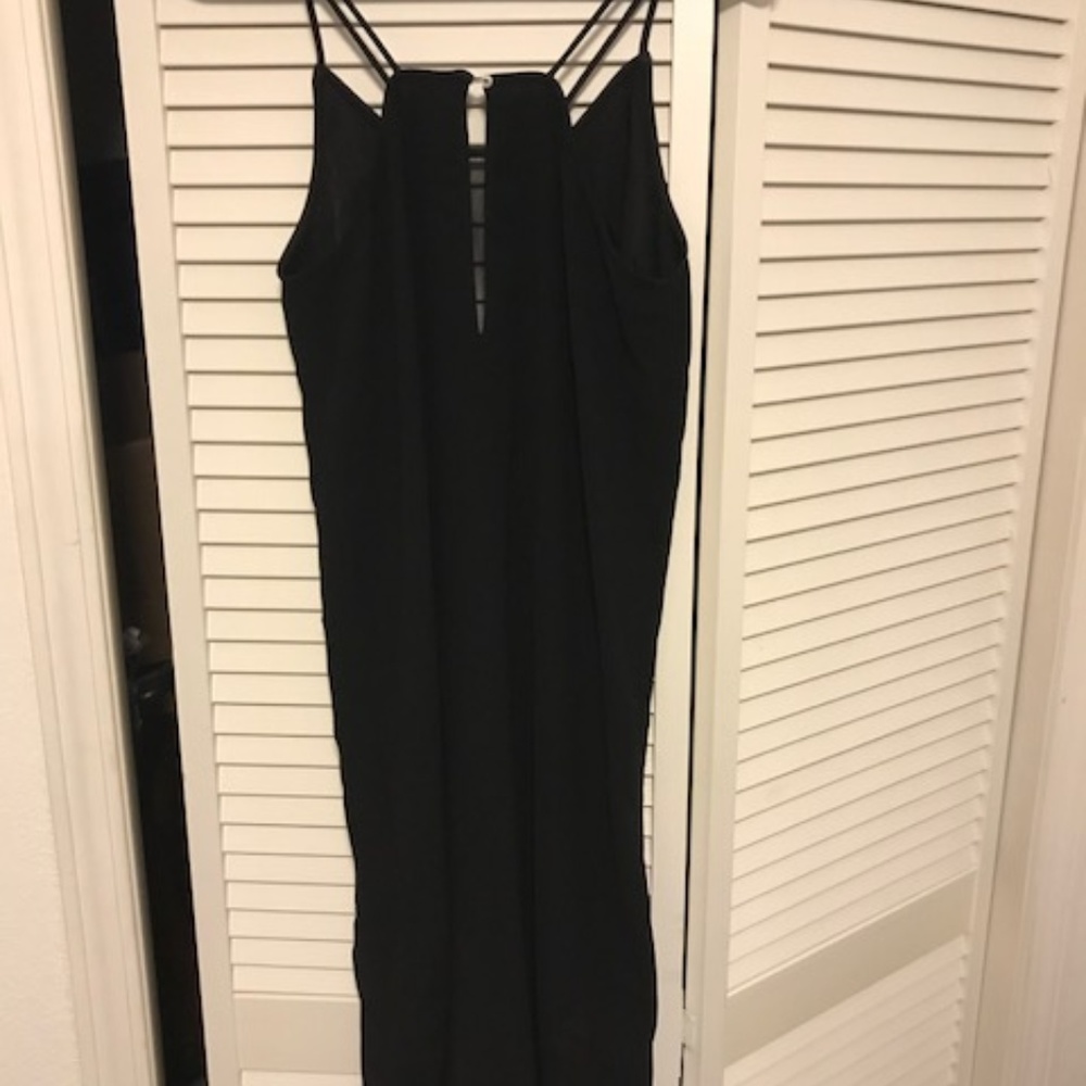 H & M long black dress